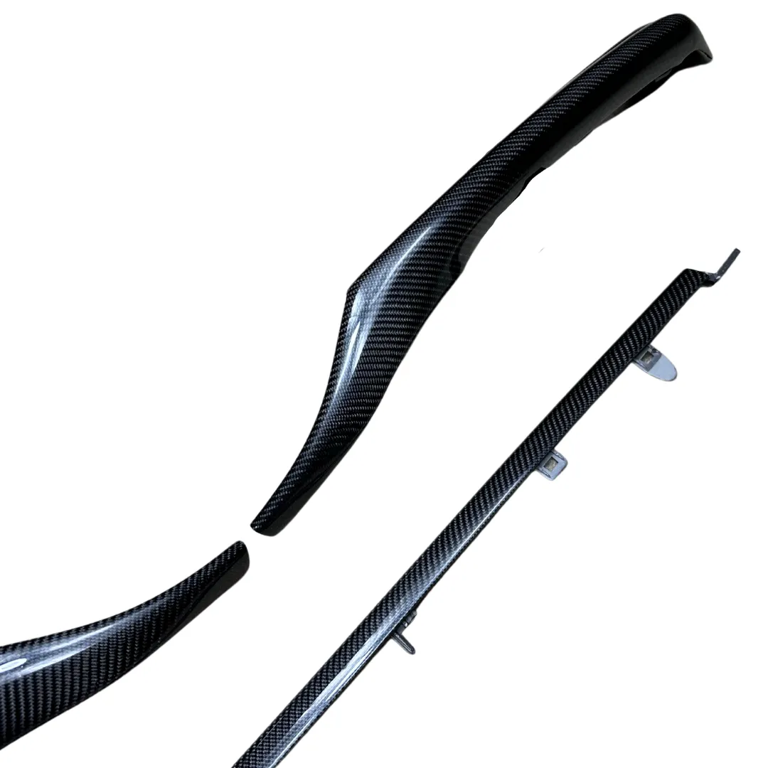 Carbon Fiber or Gloss Black Bottom Bumper Trims Compatible for 2021-2024 Toyota Camry XSE & SE - VIP Price Free Shipping Item