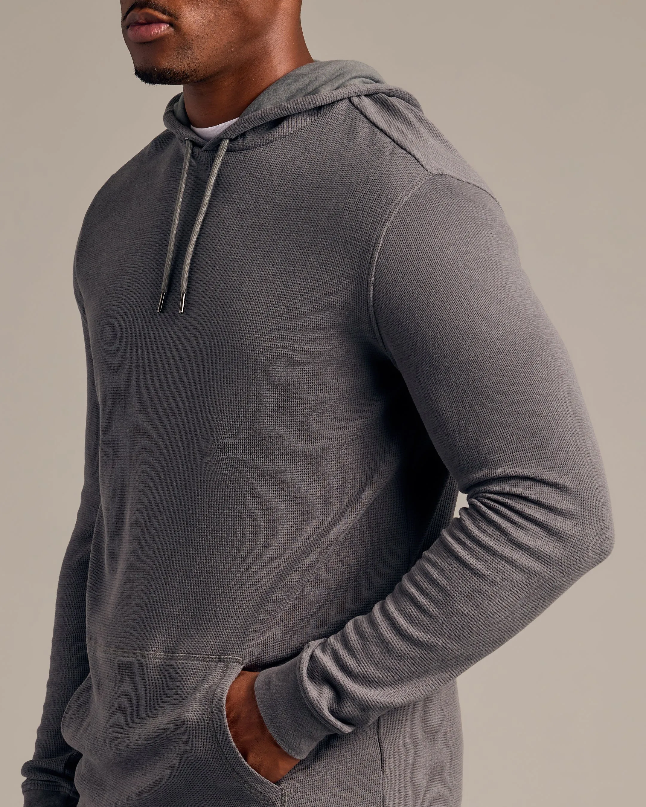 Carbon Tall Waffle Hoodie