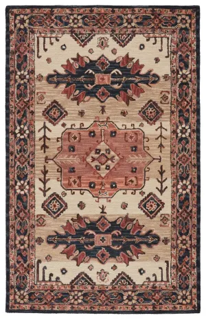 Cardamom COM09 Pink/Dark Blue Rug