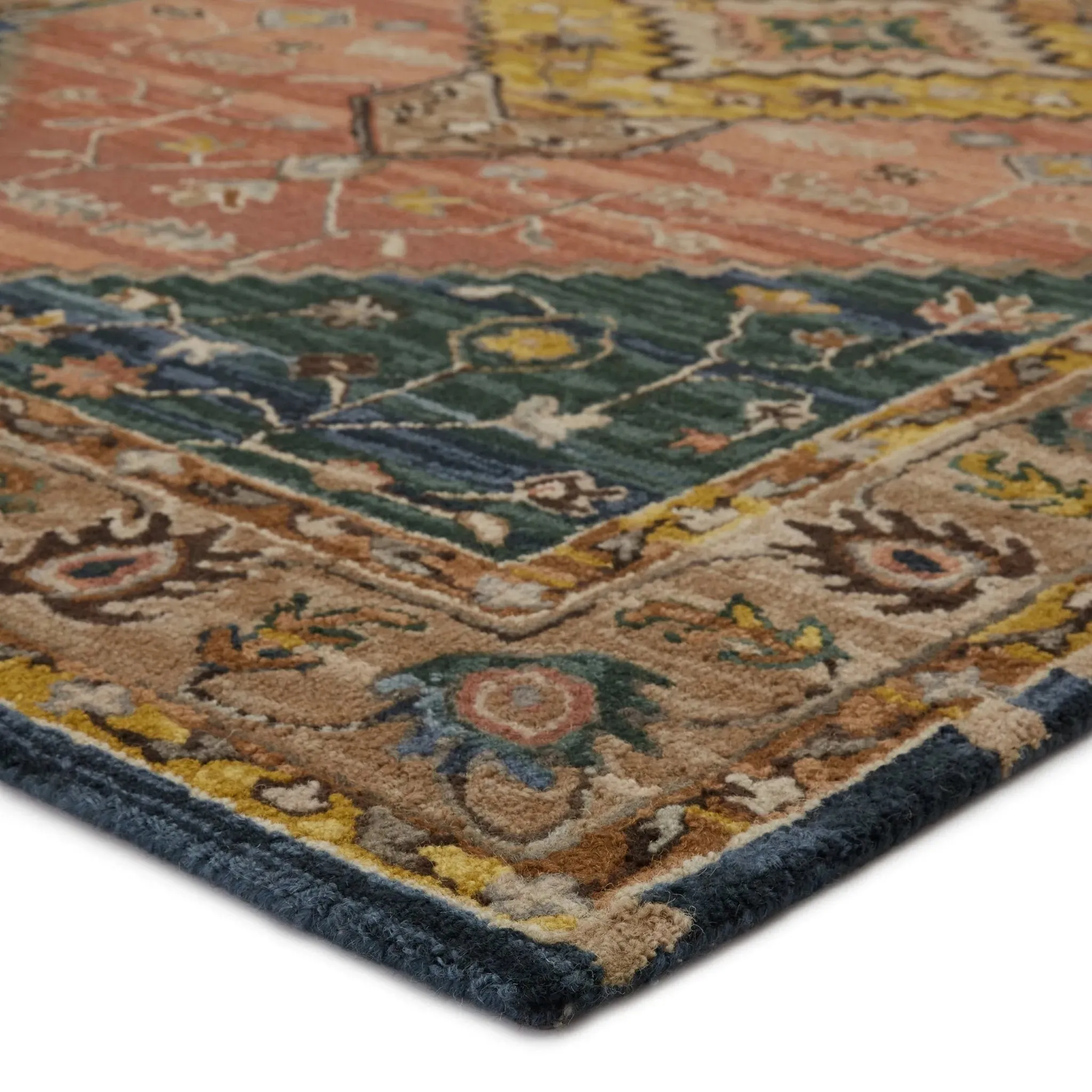 Cardamom COM13 Pink/Yellow Rug