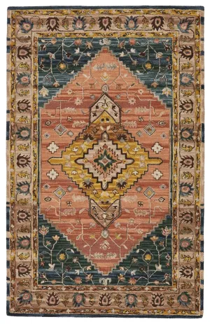 Cardamom COM13 Pink/Yellow Rug