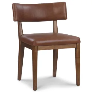 Cardell Leather Dining Chair, Sonoma Chestnut, Set of 2