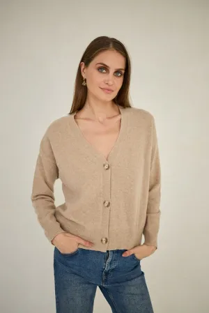 Cardigan Cashmere Beige