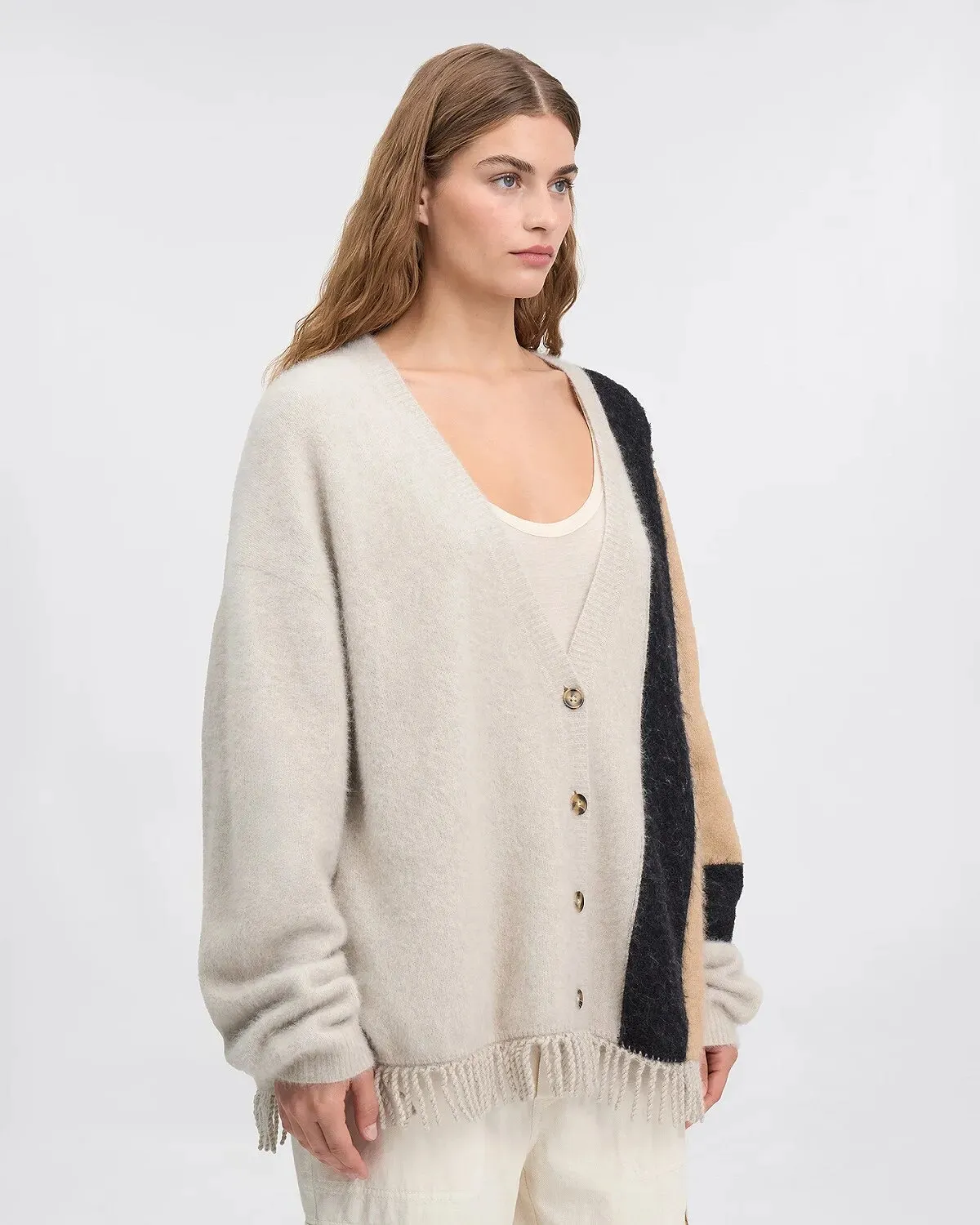 CARDIGAN CON FRANGE