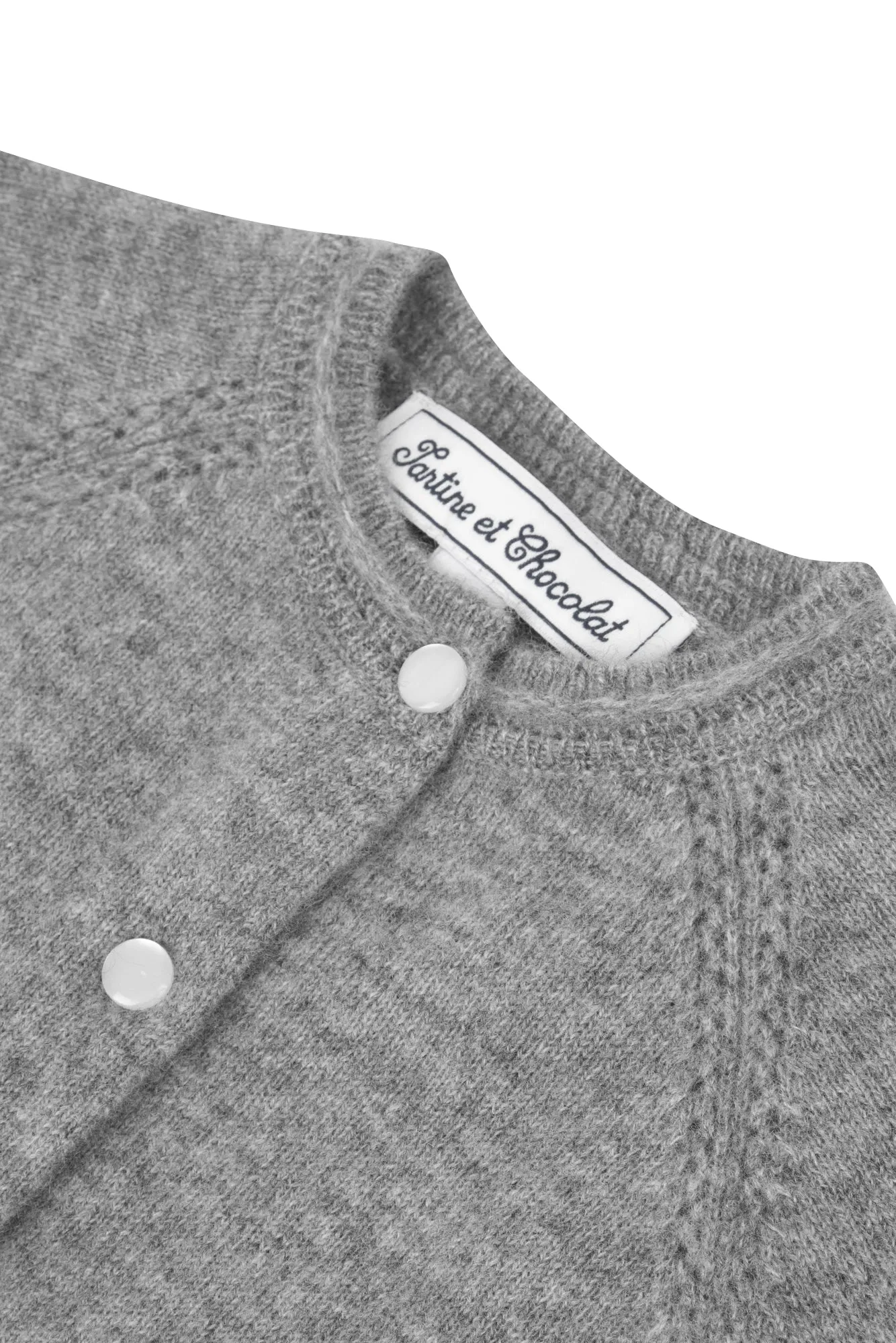 Cardigan - Gris cachemire