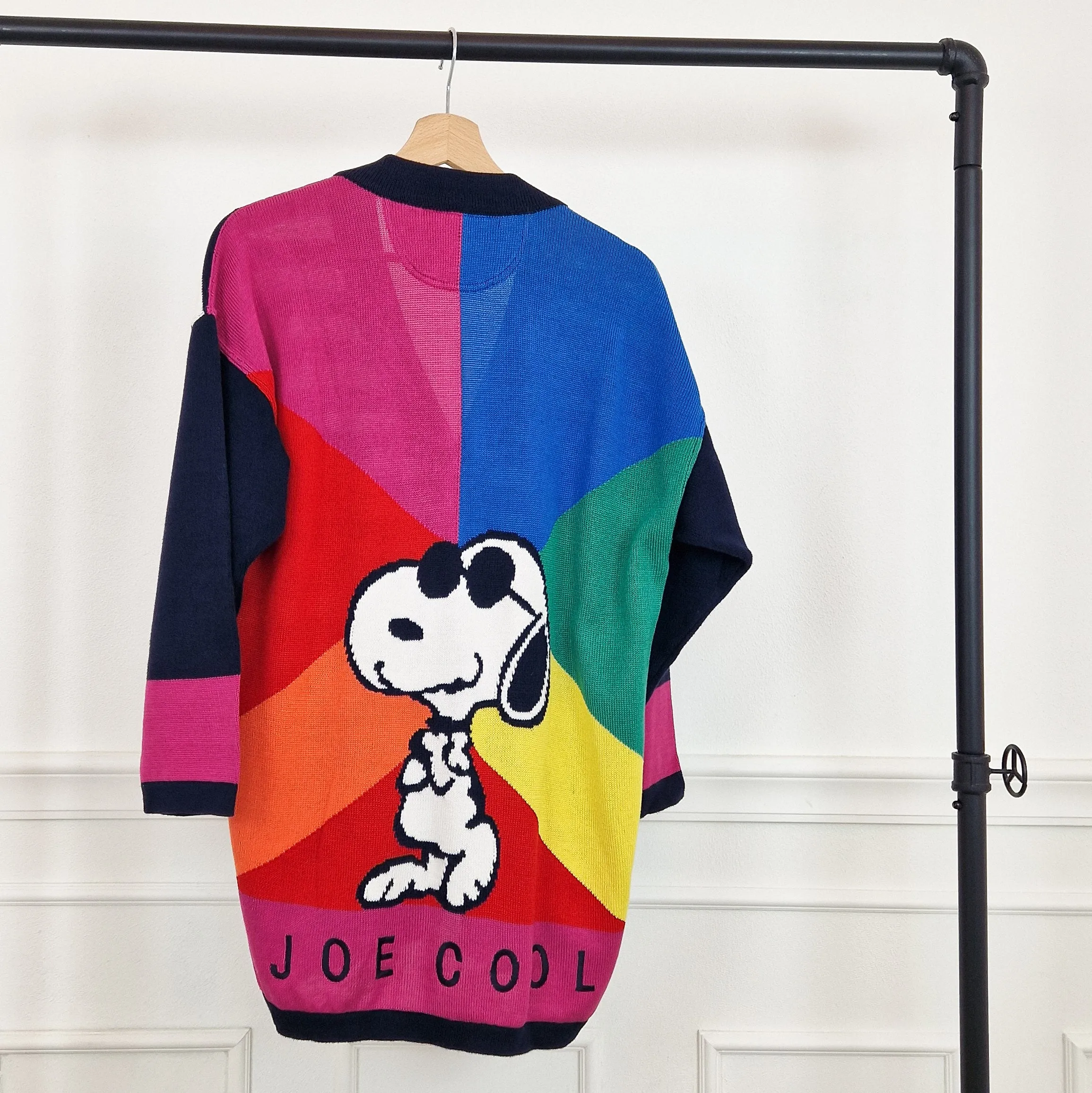 Cardigan vintage Jc de Castelbajac "Joe Cool" snoopy