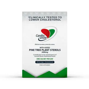 Cardiosmile Pine Plant Sterols 2000mg 30 Sachets