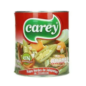 Carey Sliced Green Jalapenos 215g (BEST BY: MAY 2024)