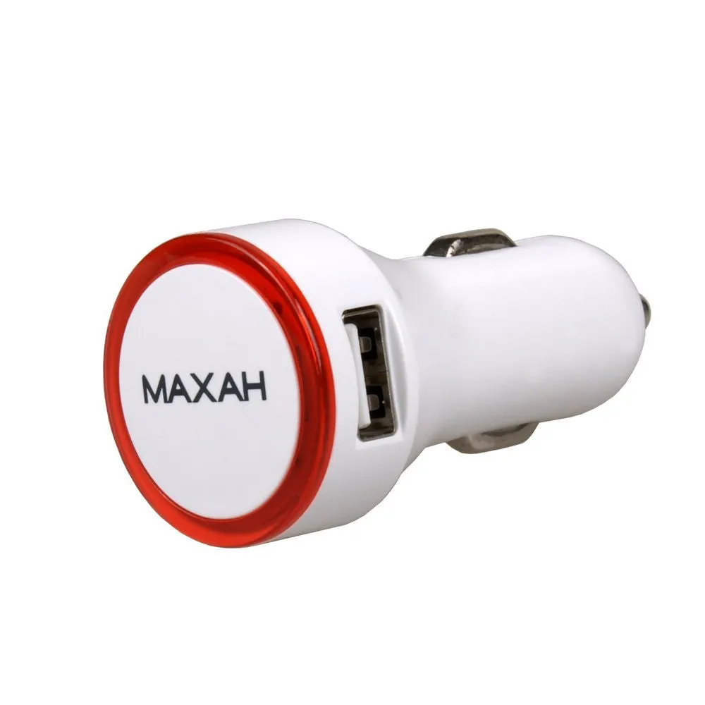 Cargador Para el Carro MAXAH  con 2 Puertos USB