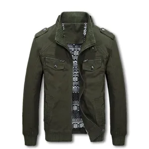 Cargo Casual Bomber Pilot Jacket