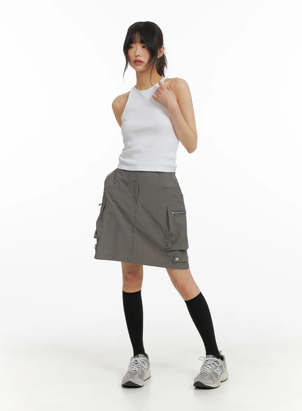 Cargo Midi Skirt CM413