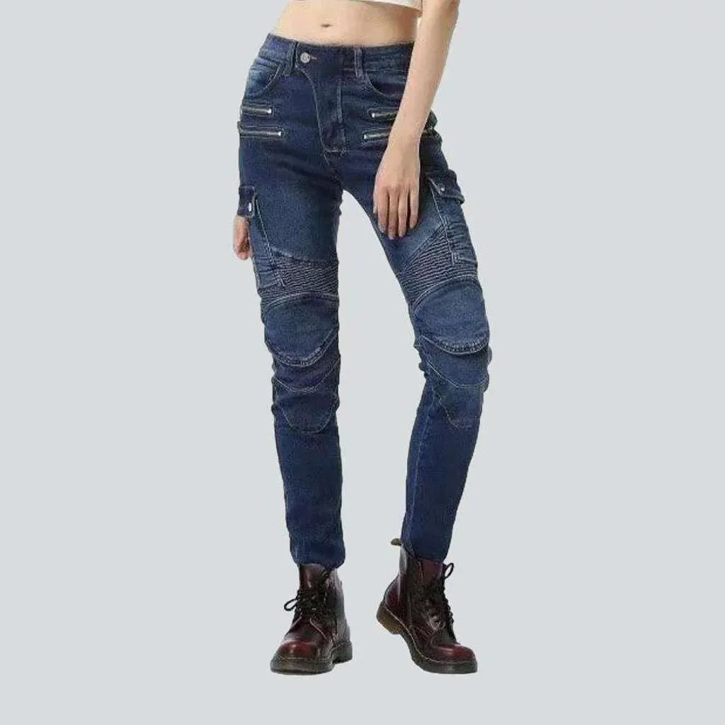 Cargo protective motorcycle jeans