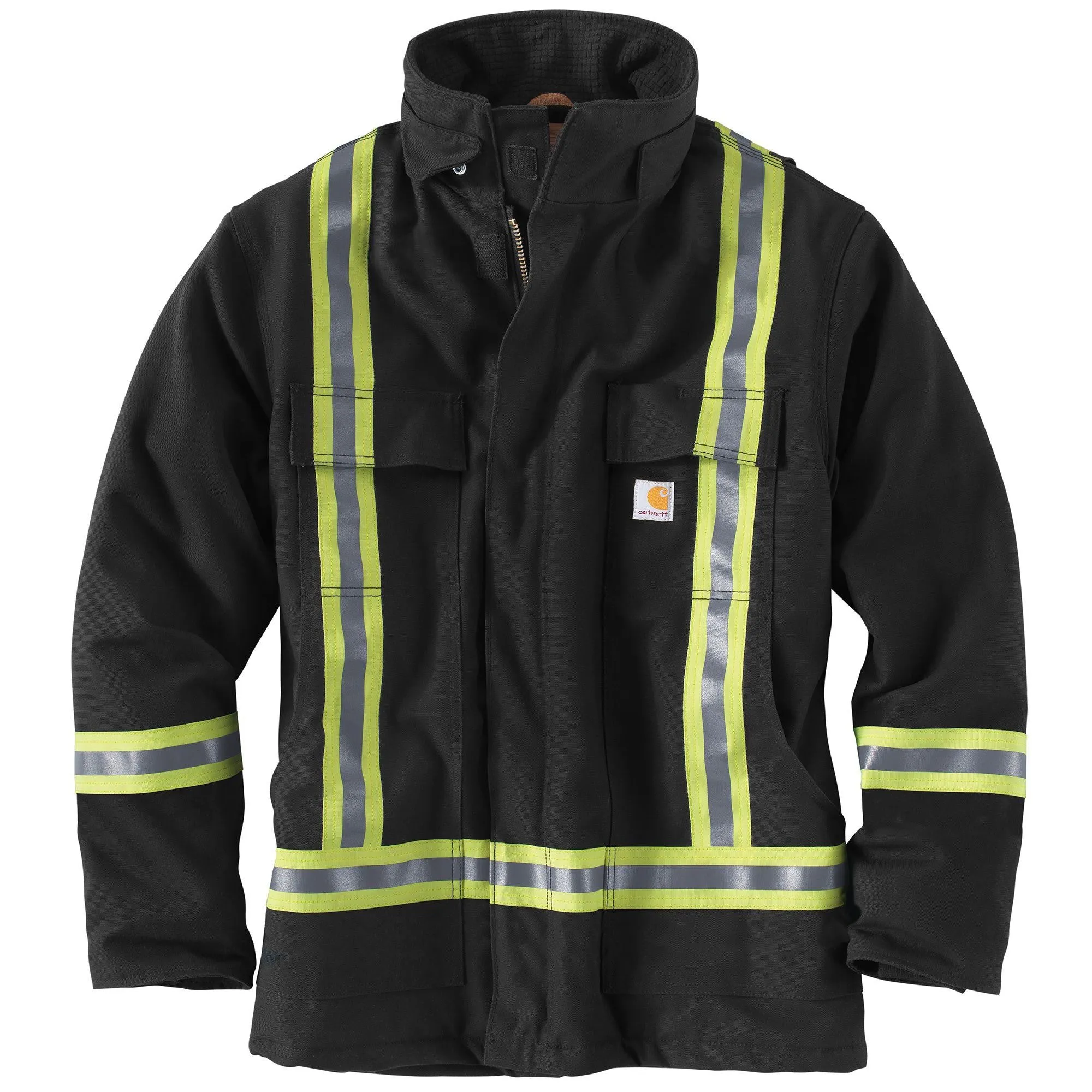 Carhartt HV Striped Duck Traditional Coat