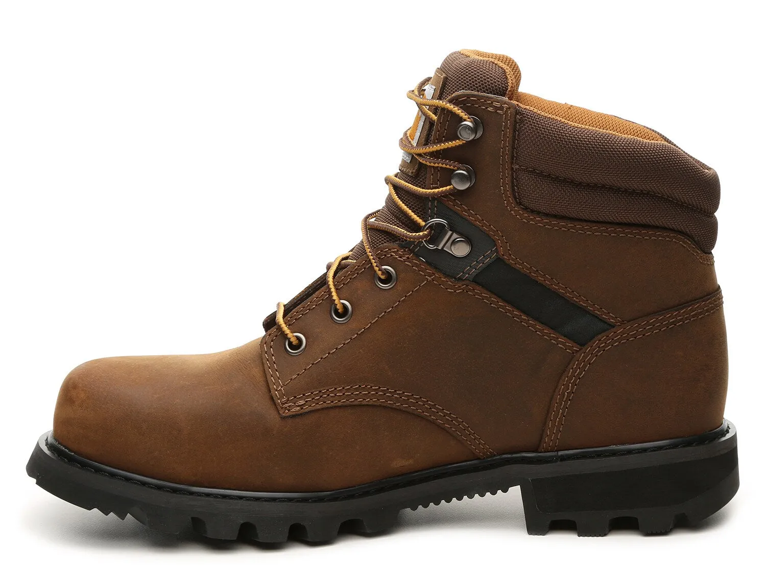 Carhartt leather casual boots, dark brown