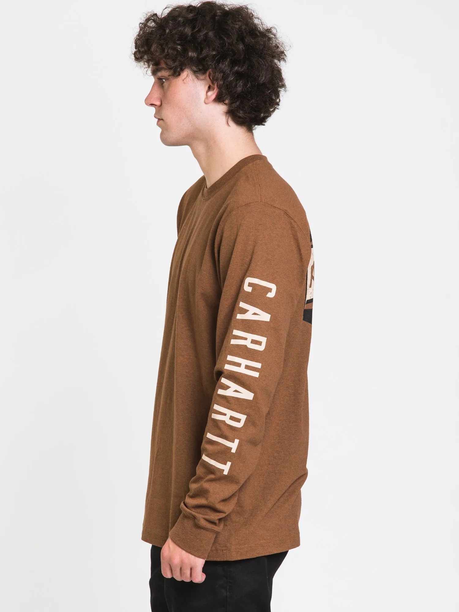 CARHARTT LONG SLEEVE LOGO GRAPHIC TEE - CLEARANCE