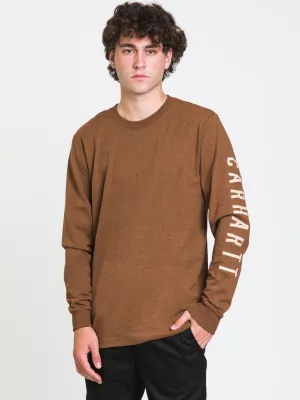 CARHARTT LONG SLEEVE LOGO GRAPHIC TEE - CLEARANCE