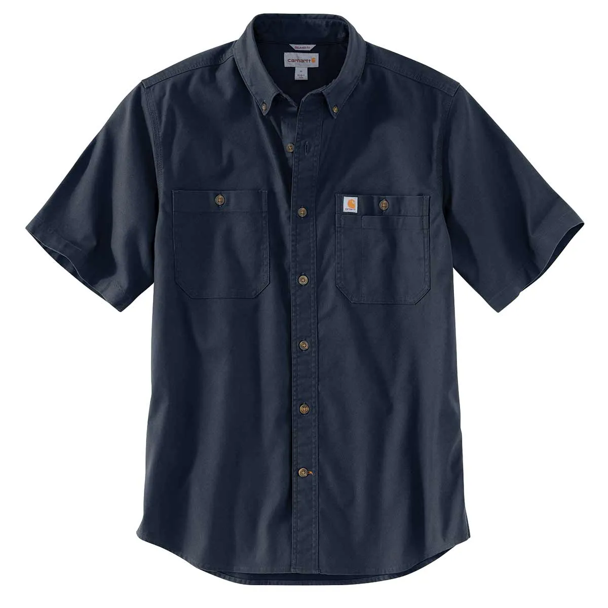 Carhartt Men's Rugged Flex Relaxed Fit Midweight Canvas Short Sleeve Shirt