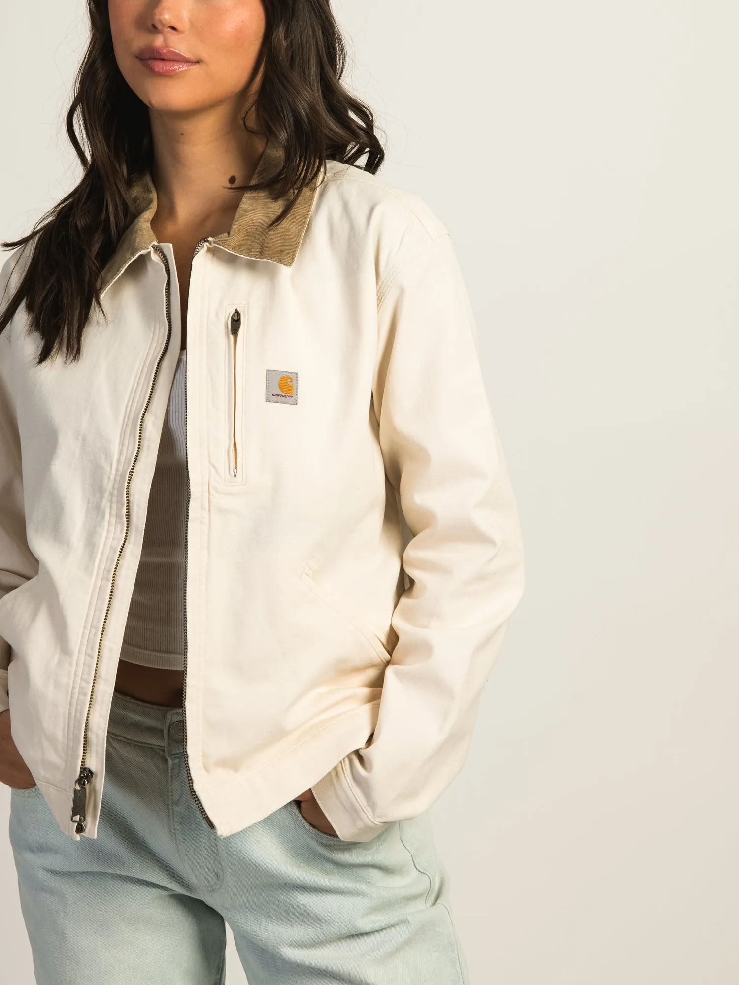 CARHARTT RELAXED LOOSE FIT CANVAS DETROIT JACKET