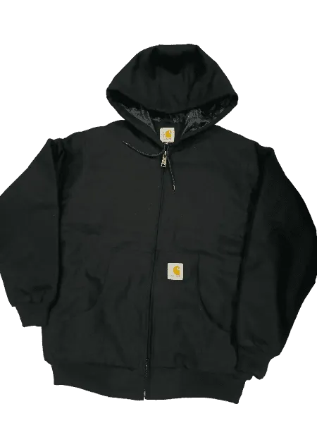 Carhartt Rework style  Black hooded jackets