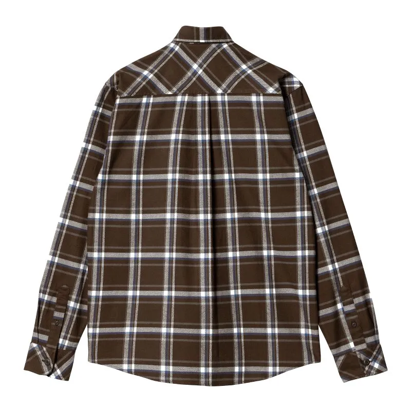 CARHARTT WIP BARTEN CHECK SHIRT BUCKEYE | CAMISA DE FRANELA A CUADROS