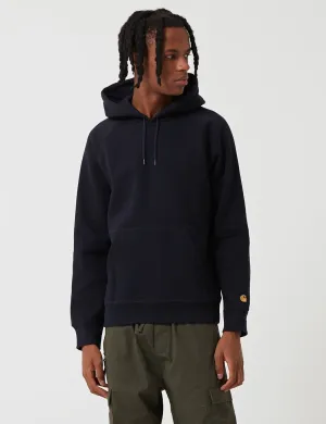 Carhartt-WIP Chase Hooded Sweatshirt - Dark Navy Blue