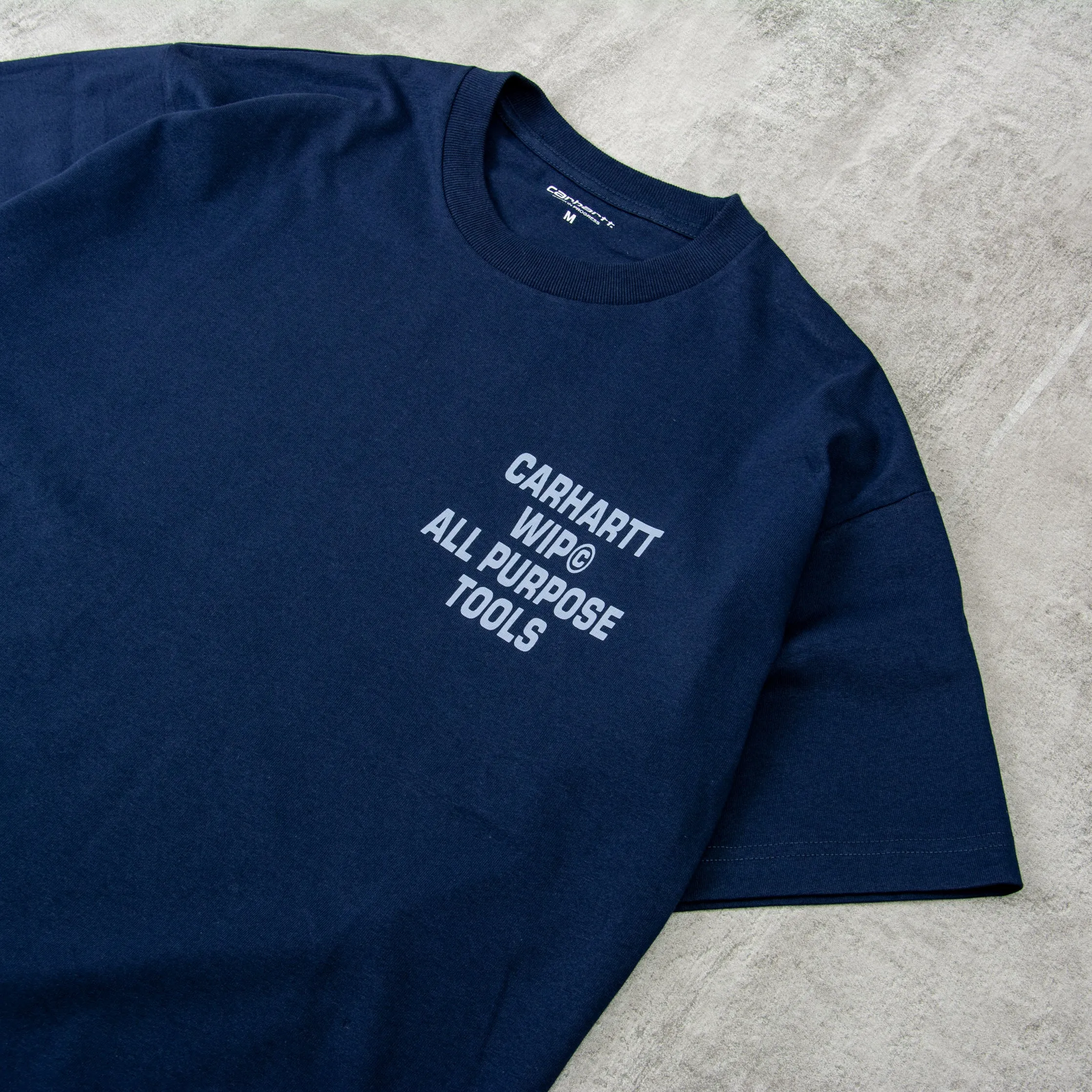 Carhartt WIP Cross Screw Tee - Airforce Blue