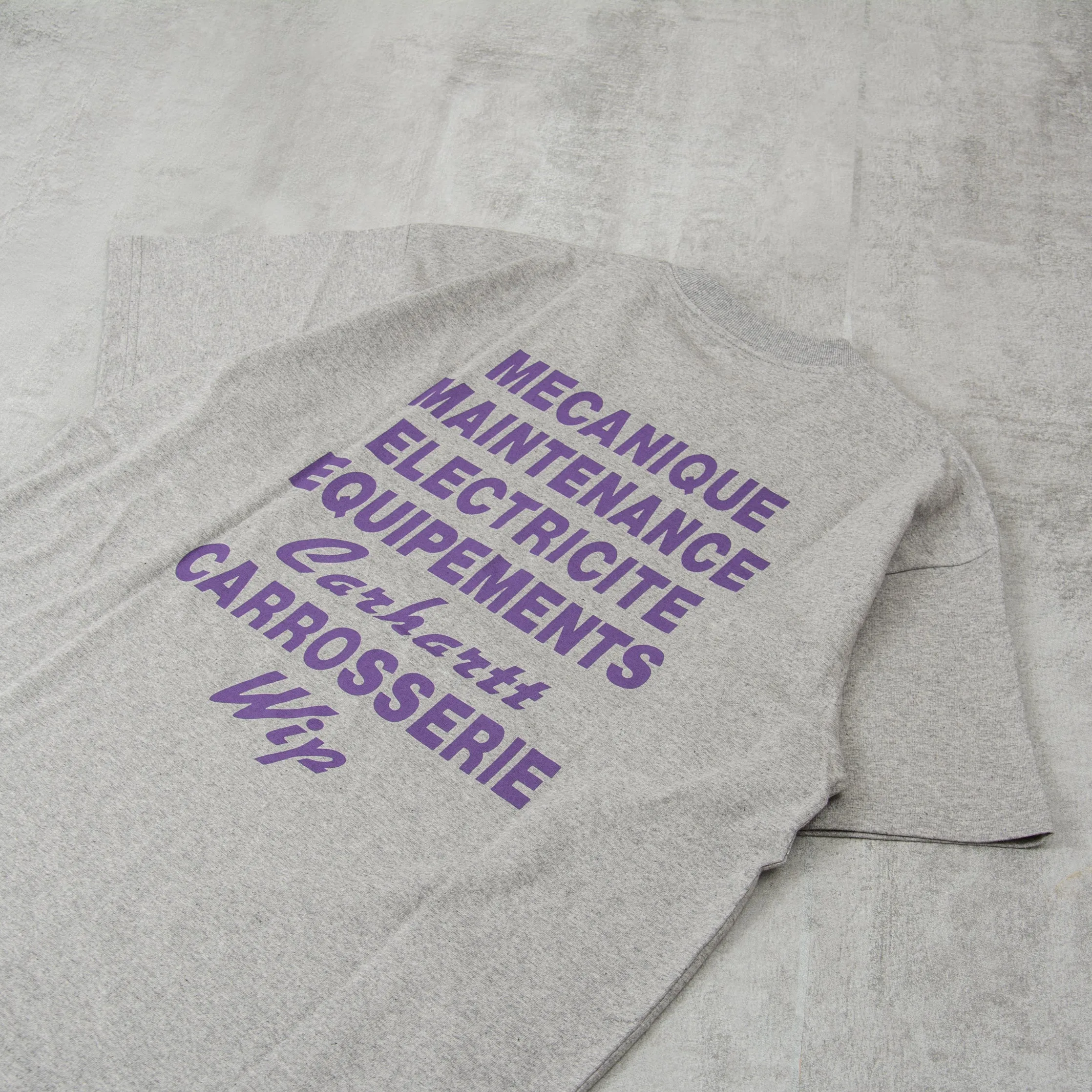 Carhartt WIP Mechanics Tee - Grey Heather