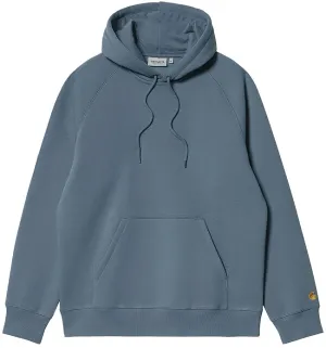 Carhartt WIP Mens Hooded Chase Sweat Storm Blue