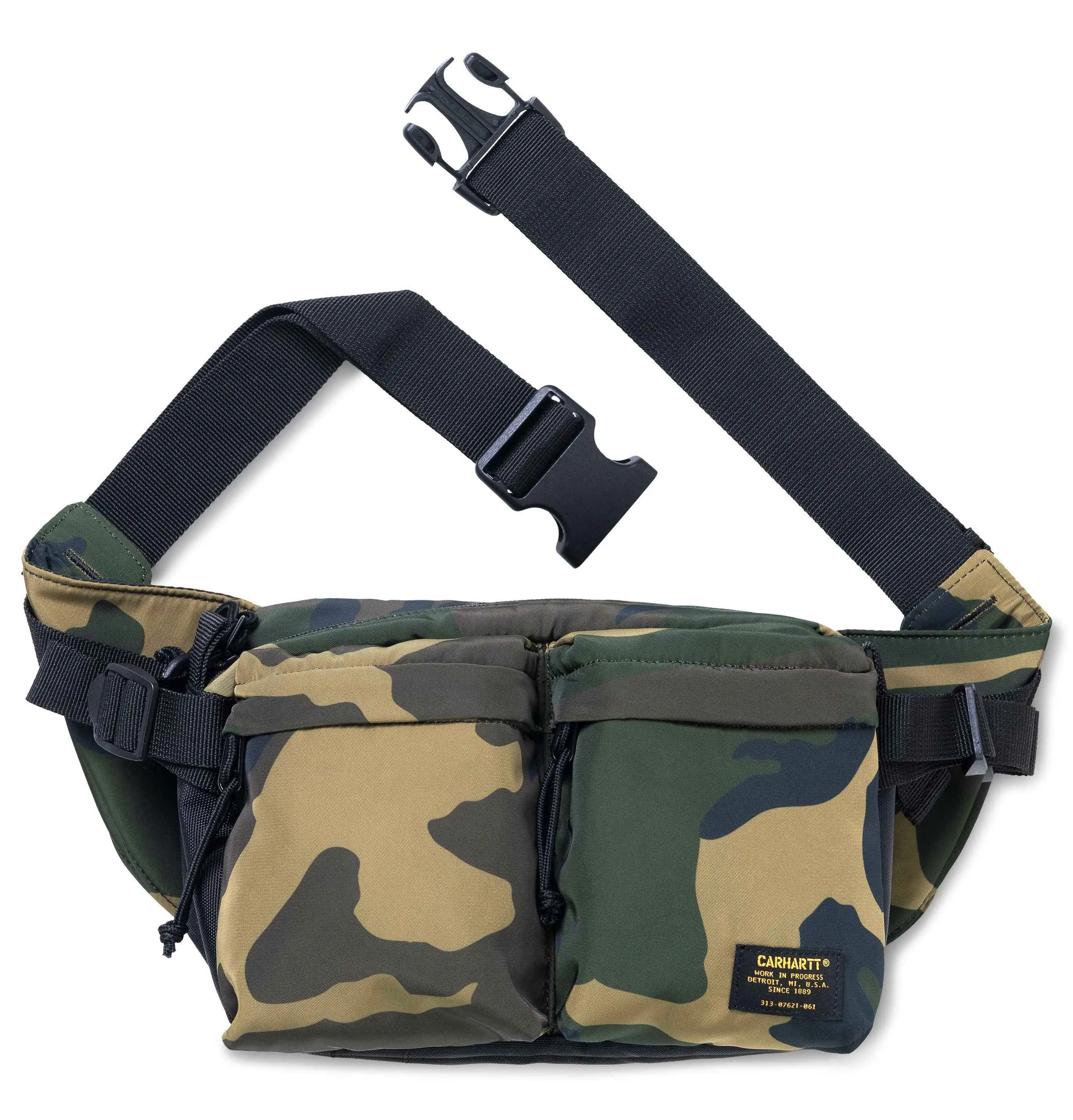 Carhartt WIP Military Hip Bag – Camo Laurel/Black