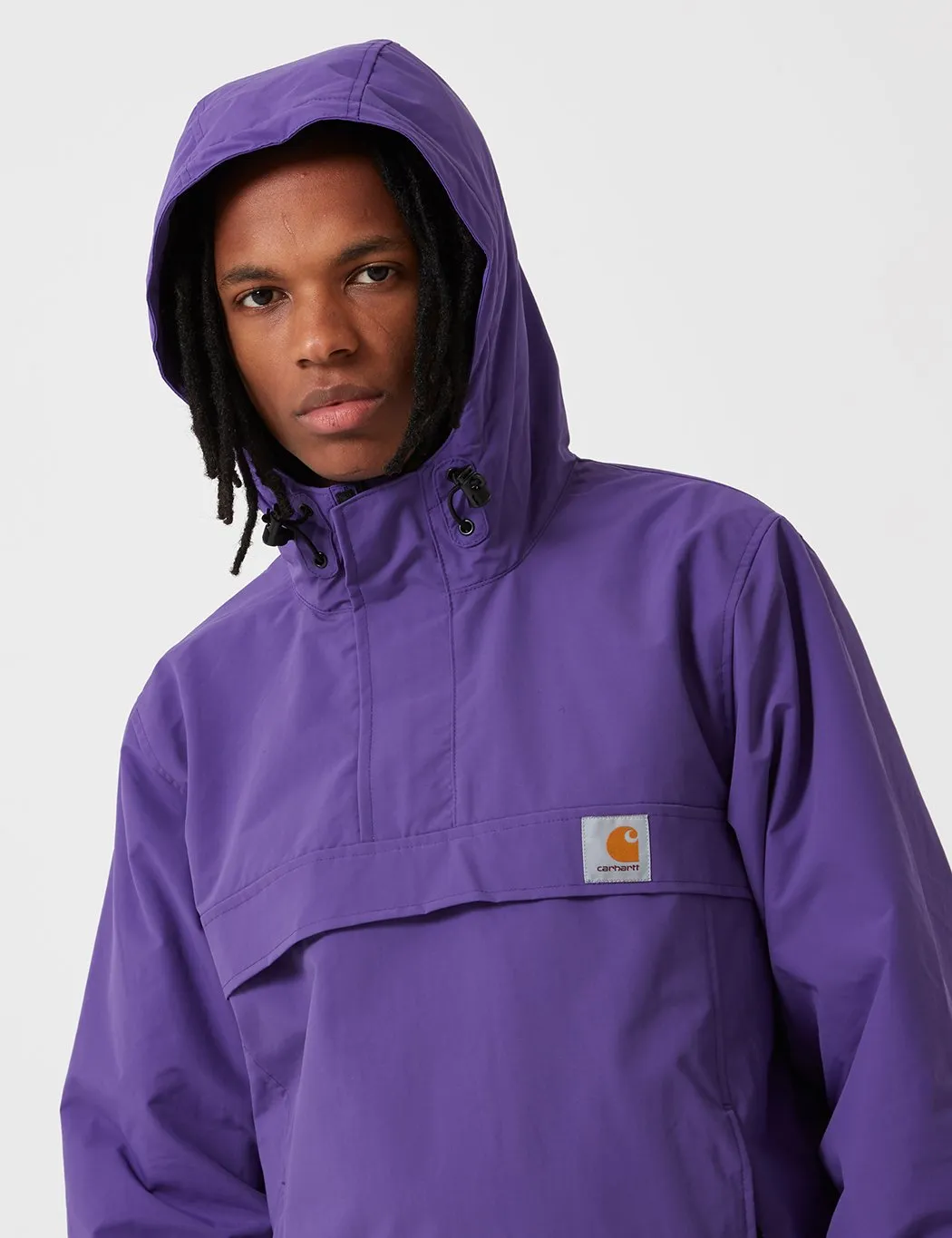 Carhartt-WIP Nimbus Half-Zip Jacket (Fleece Lined) - Frosted Viola Purple