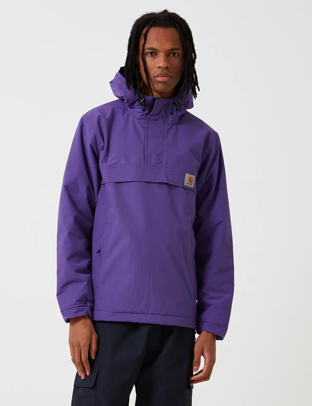 Carhartt-WIP Nimbus Half-Zip Jacket (Fleece Lined) - Frosted Viola Purple