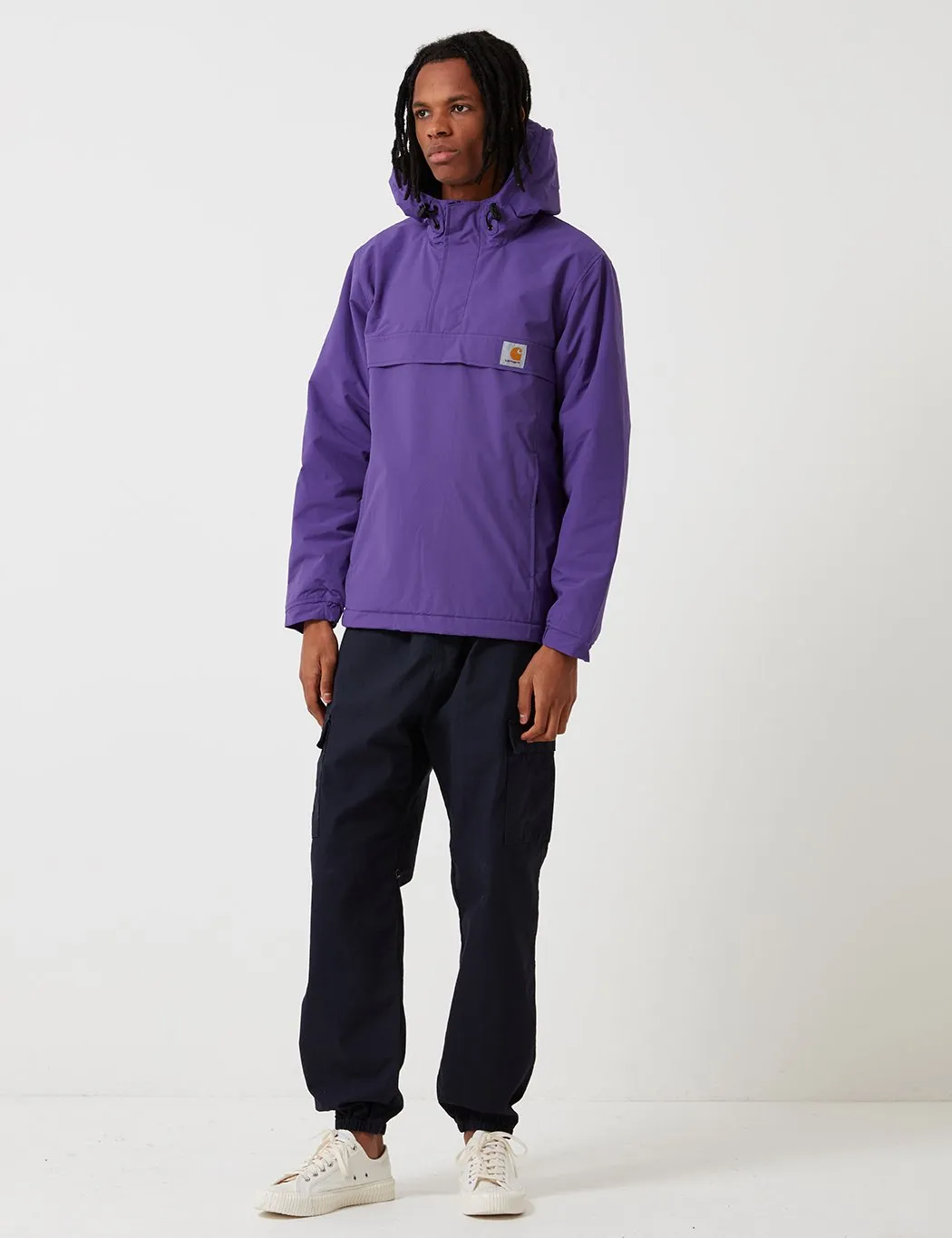 Carhartt-WIP Nimbus Half-Zip Jacket (Fleece Lined) - Frosted Viola Purple