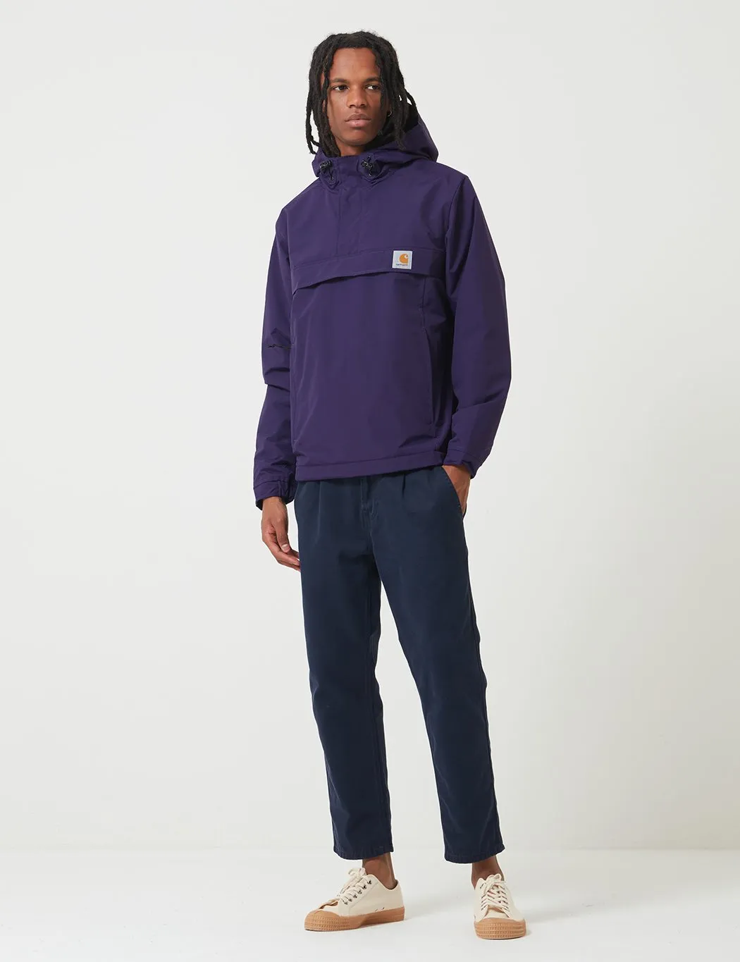 Carhartt-WIP Nimbus Half-Zip Jacket (Fleece Lined) - Royal Violet Purple