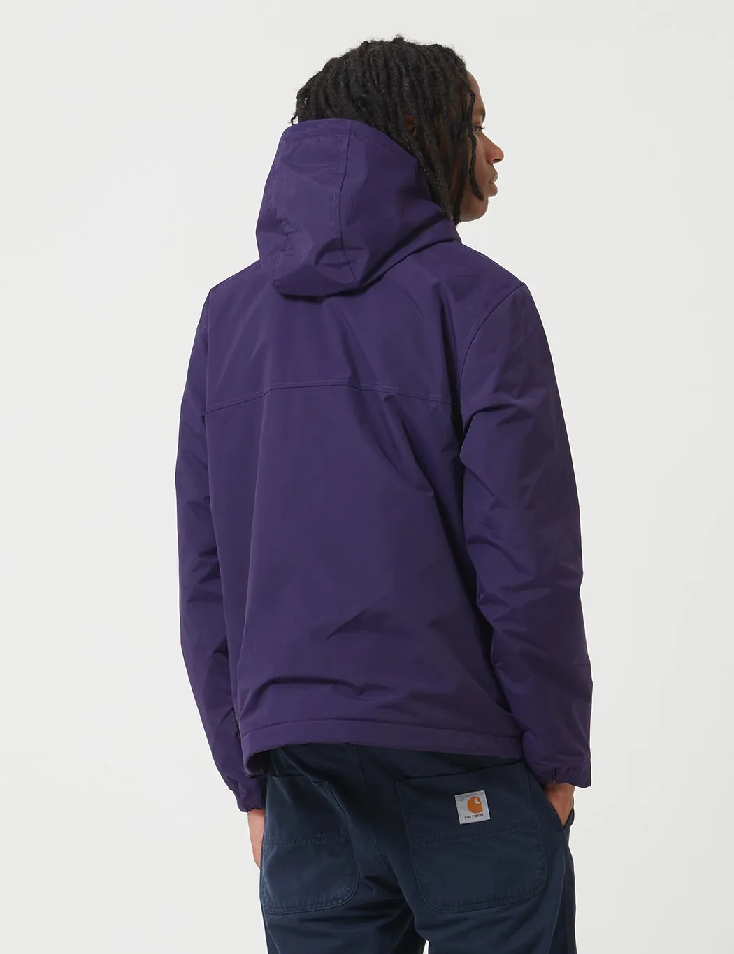 Carhartt-WIP Nimbus Half-Zip Jacket (Fleece Lined) - Royal Violet Purple