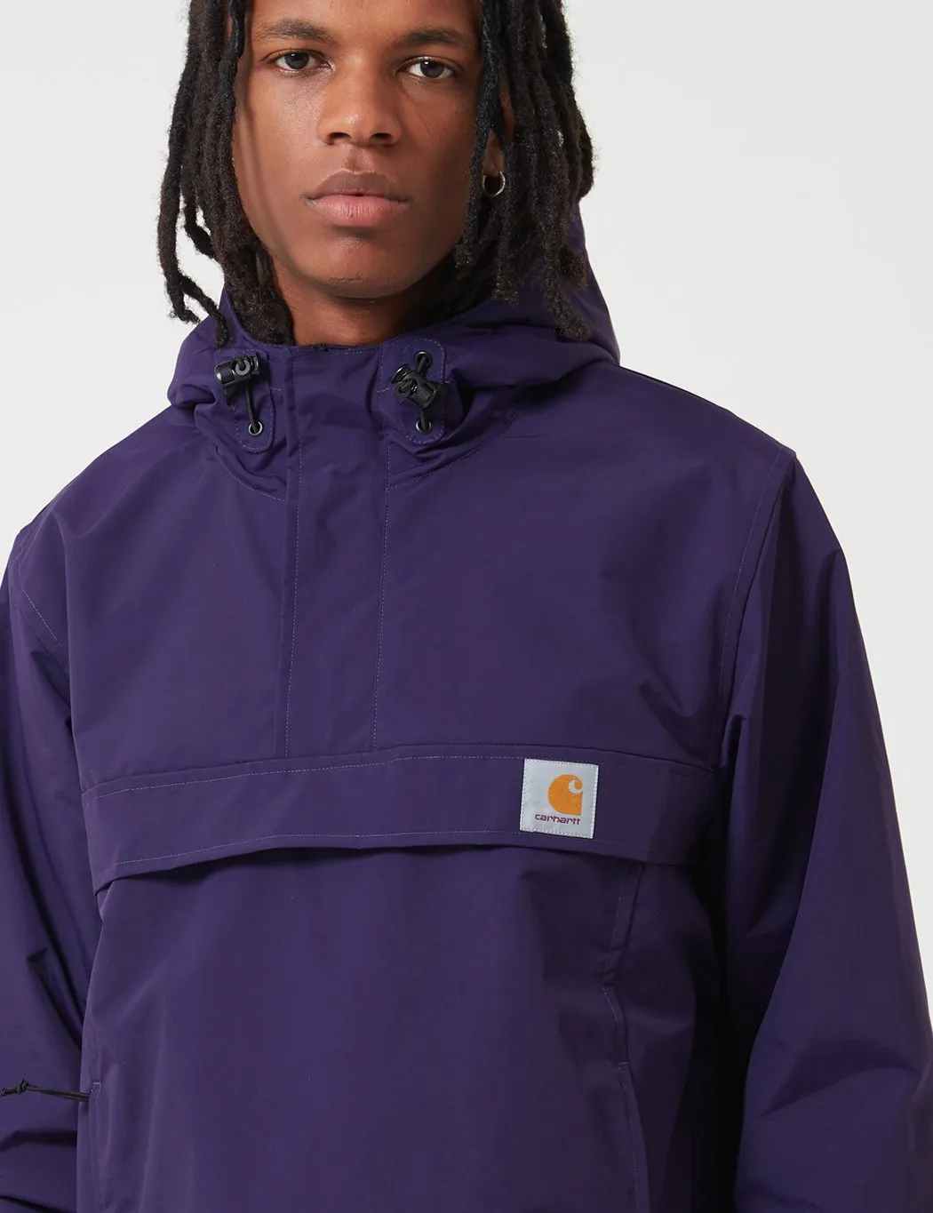 Carhartt-WIP Nimbus Half-Zip Jacket (Fleece Lined) - Royal Violet Purple