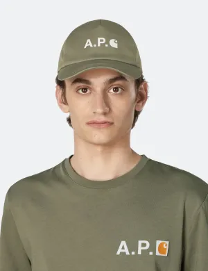 Carhartt-WIP x A.P.C. Casquette Cap - Khaki Green