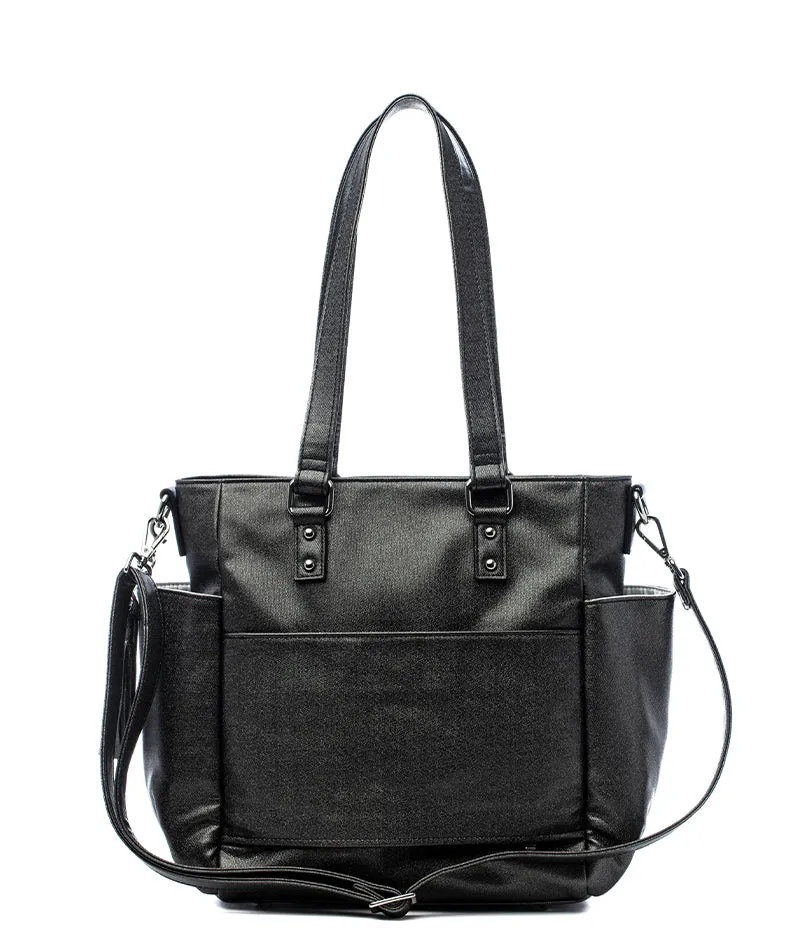 Carina Tote Bag - Black Sparkle