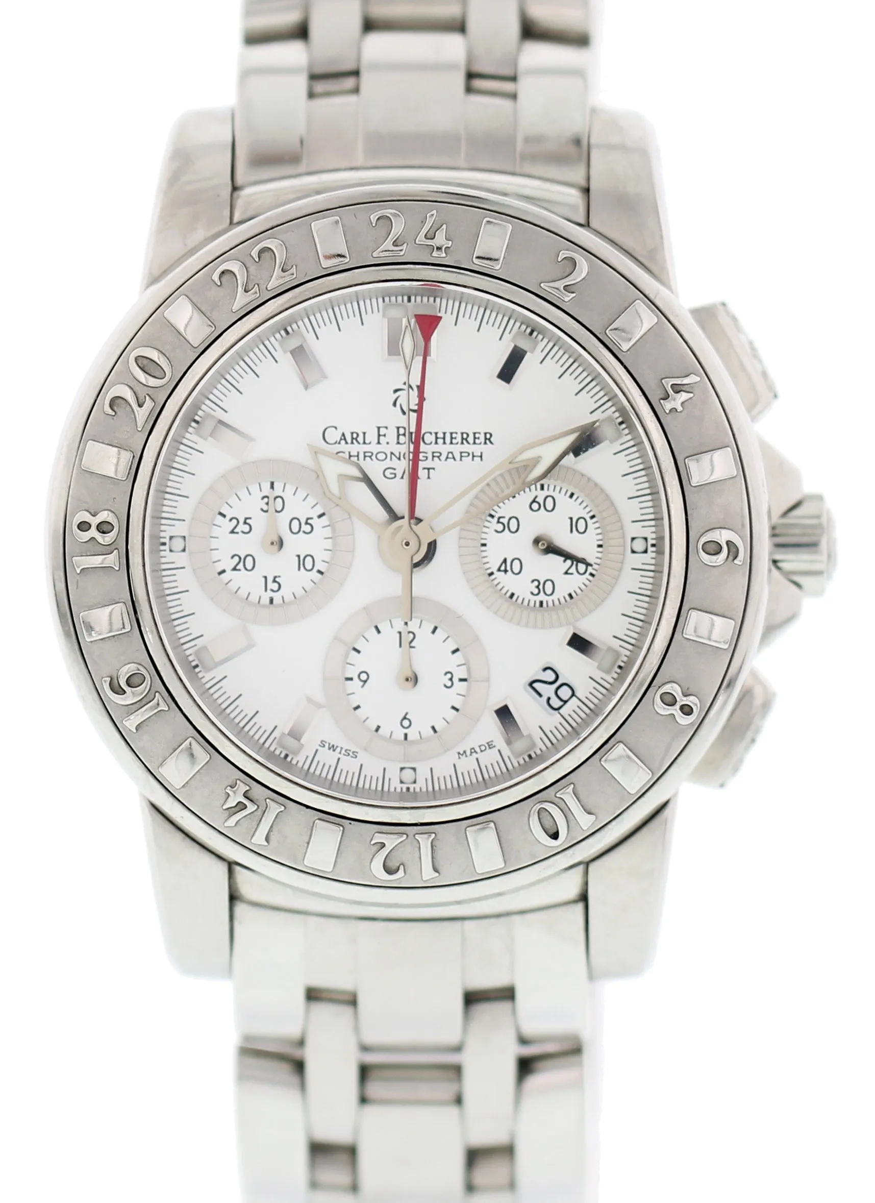 Carl F Bucherer Patravi 10610.08 Chronograph GMT Watch