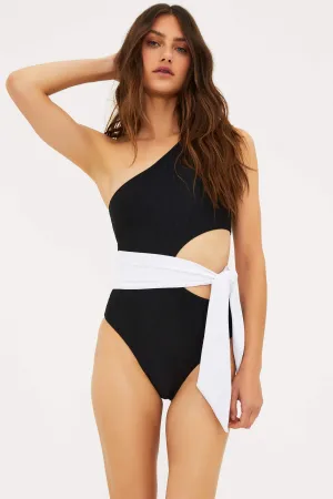 Carlie One Piece Black & White