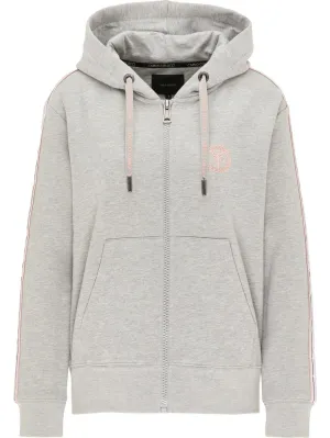 Carlo Colucci Cattaruzza zip-up sweatshirt, mottled gray