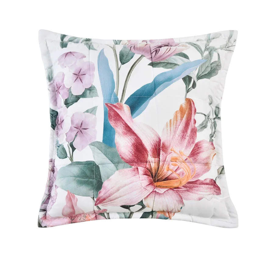 Carmela 43x43cm Filled Cushion White