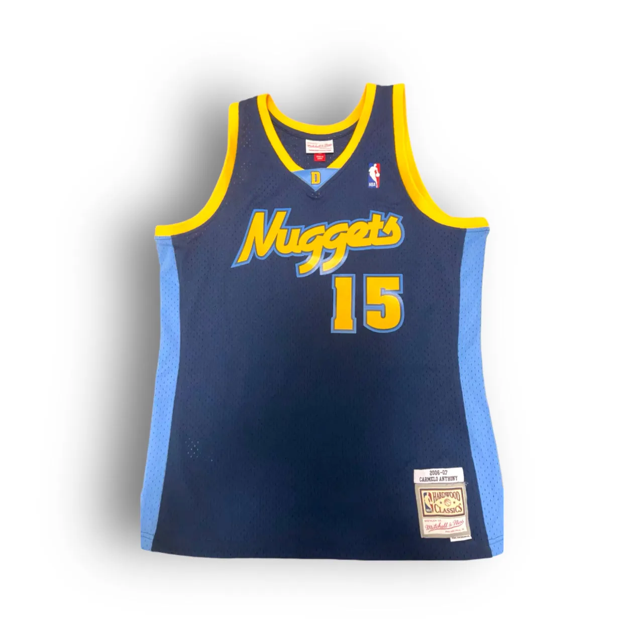 Carmelo Anthony 2006-2007 Denver Nuggets Alternate Mitchell & Ness Swingman Jersey - Blue