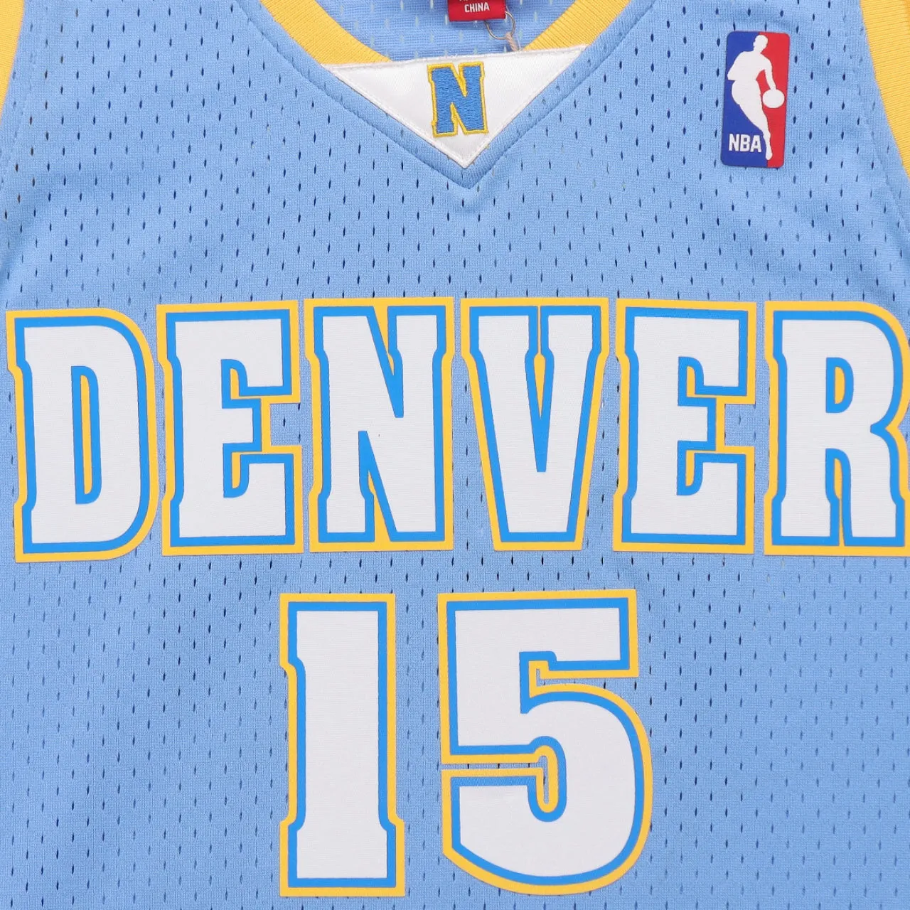 Carmelo Anthony 2006-2007 Denver Nuggets Away Mitchell & Ness Swingman Jersey - Blue