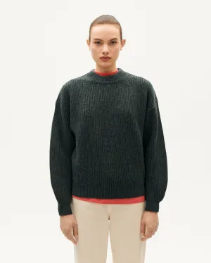 Carmen Wool Sweater Graphite