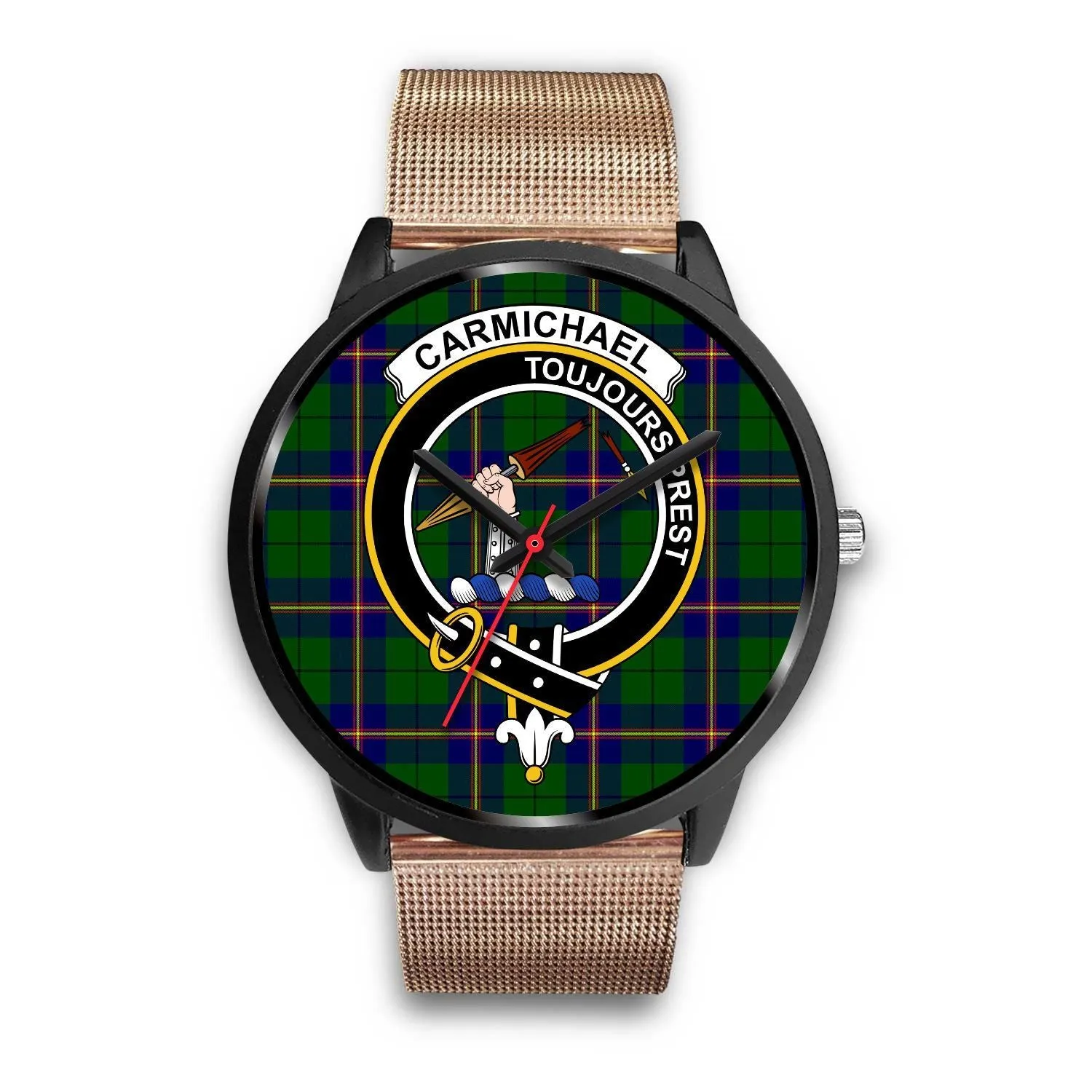 Carmichael Modern Clan Badge Tartan Black Watch