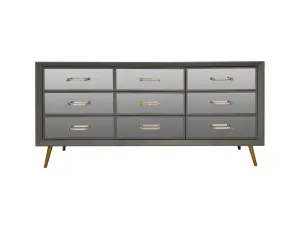 Carnaby Mirrored Sideboard in Grey