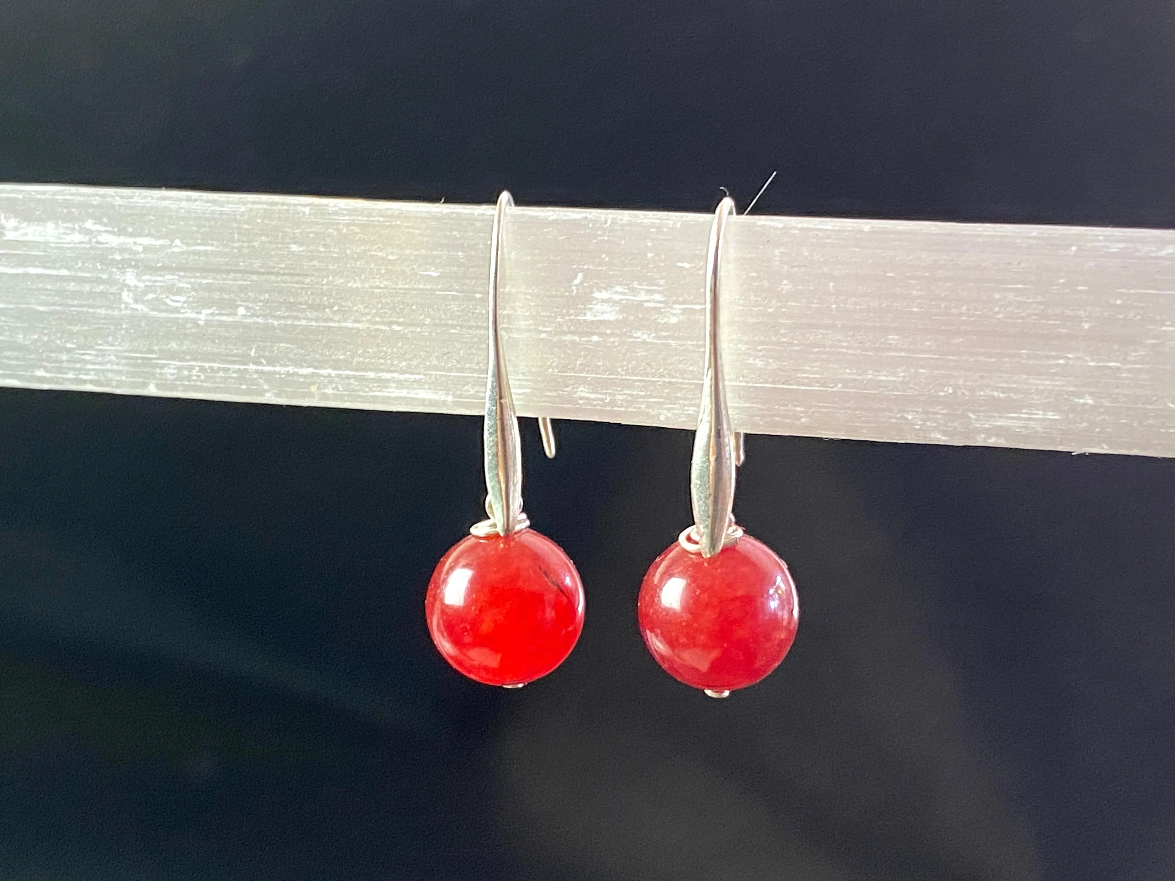 Carnelian Drop Earrings