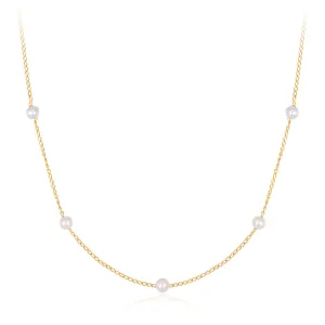 CAROLINA | Pearl Station Necklace