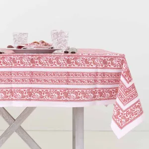 Caroline Red Tablecloth