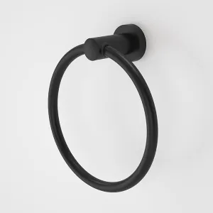 Caroma Cosmo Metal Towel Ring Matte Black